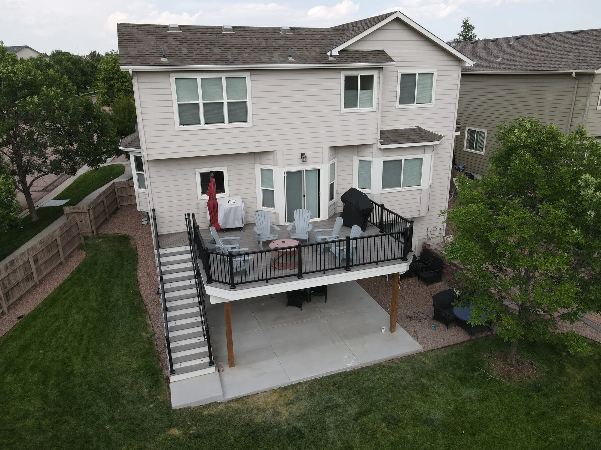 Custom Composite Deck by Stewart Remodel Design Build