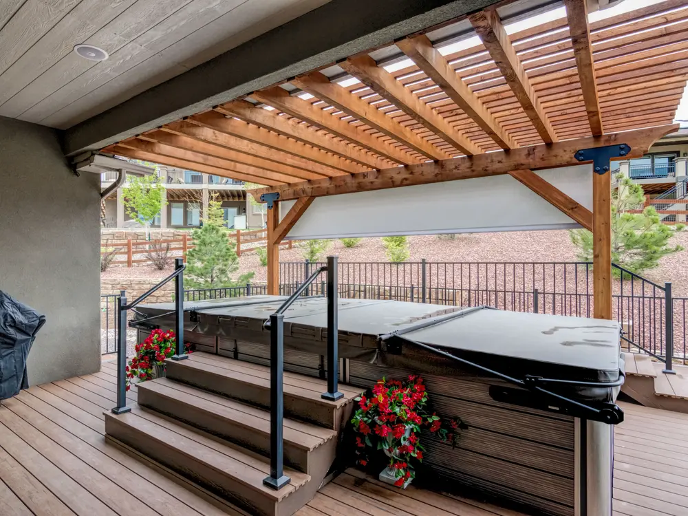 Outdoor living space by Stewart Remodeling in Colorado Springs, Colorado