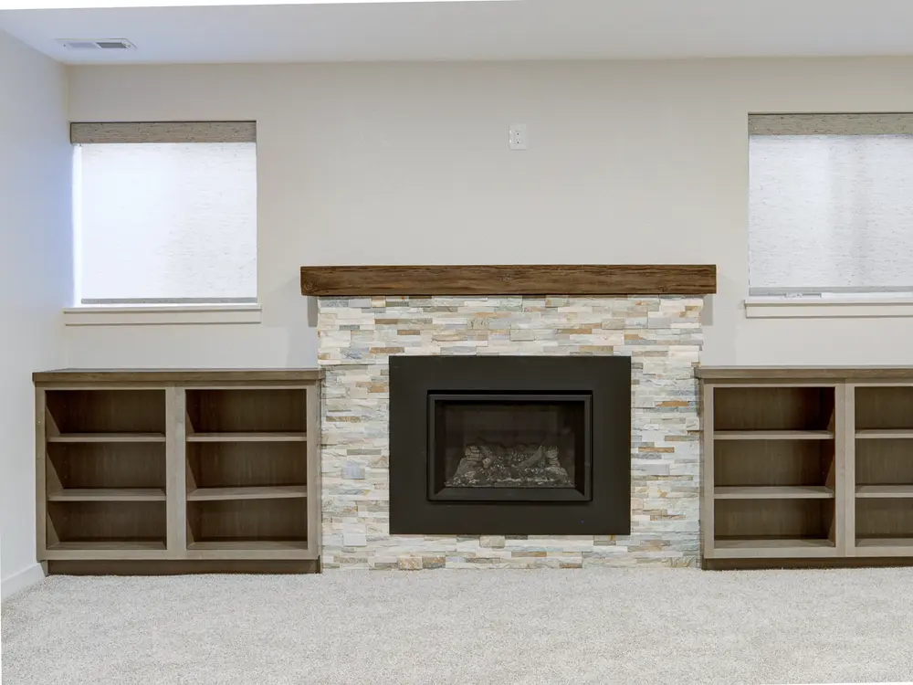 Custom fireplace by Stewart Remodeling in Colorado Springs, Colorado