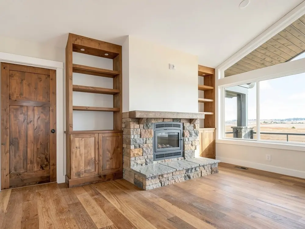 Custom fireplace by Stewart Remodeling in Colorado Springs, Colorado