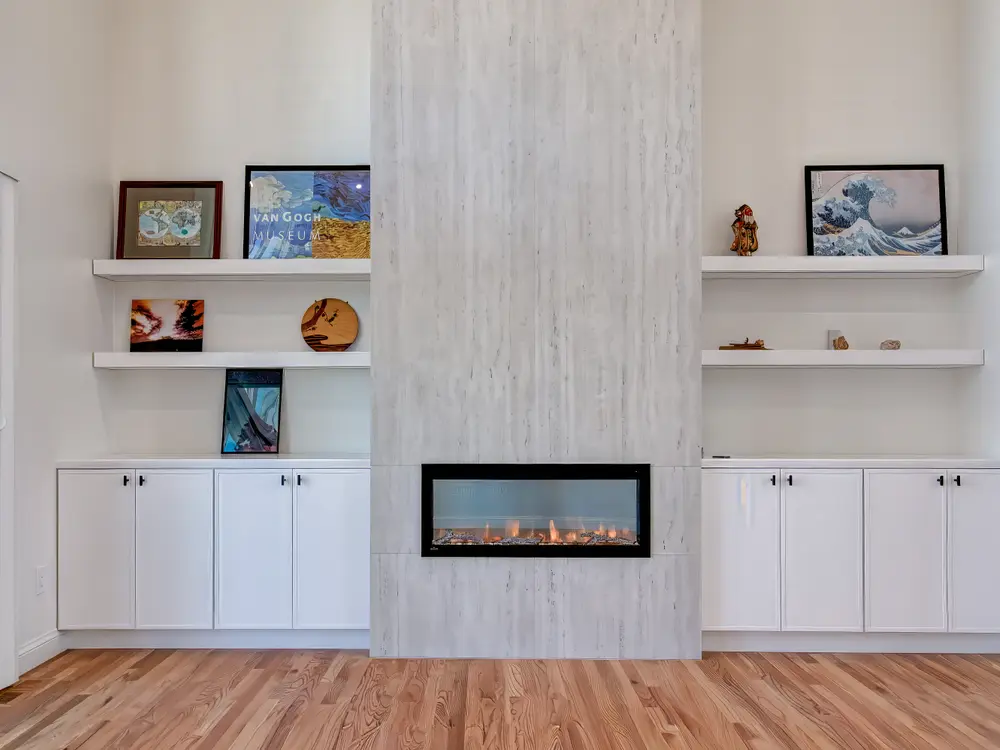 Custom fireplace by Stewart Remodeling in Colorado Springs, Colorado