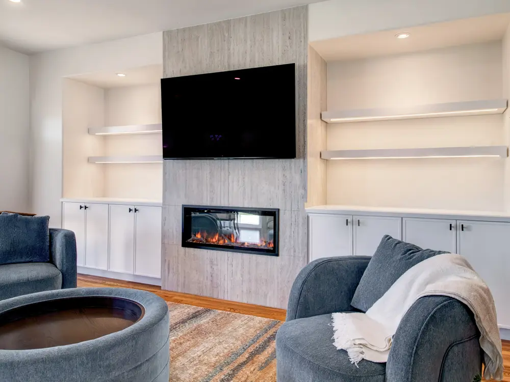 Custom fireplace by Stewart Remodeling in Colorado Springs, Colorado