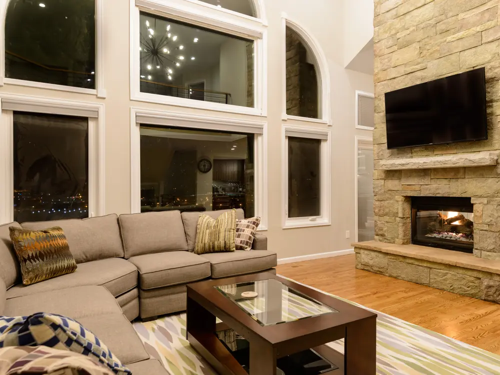 Custom fireplace by Stewart Remodeling in Colorado Springs, Colorado
