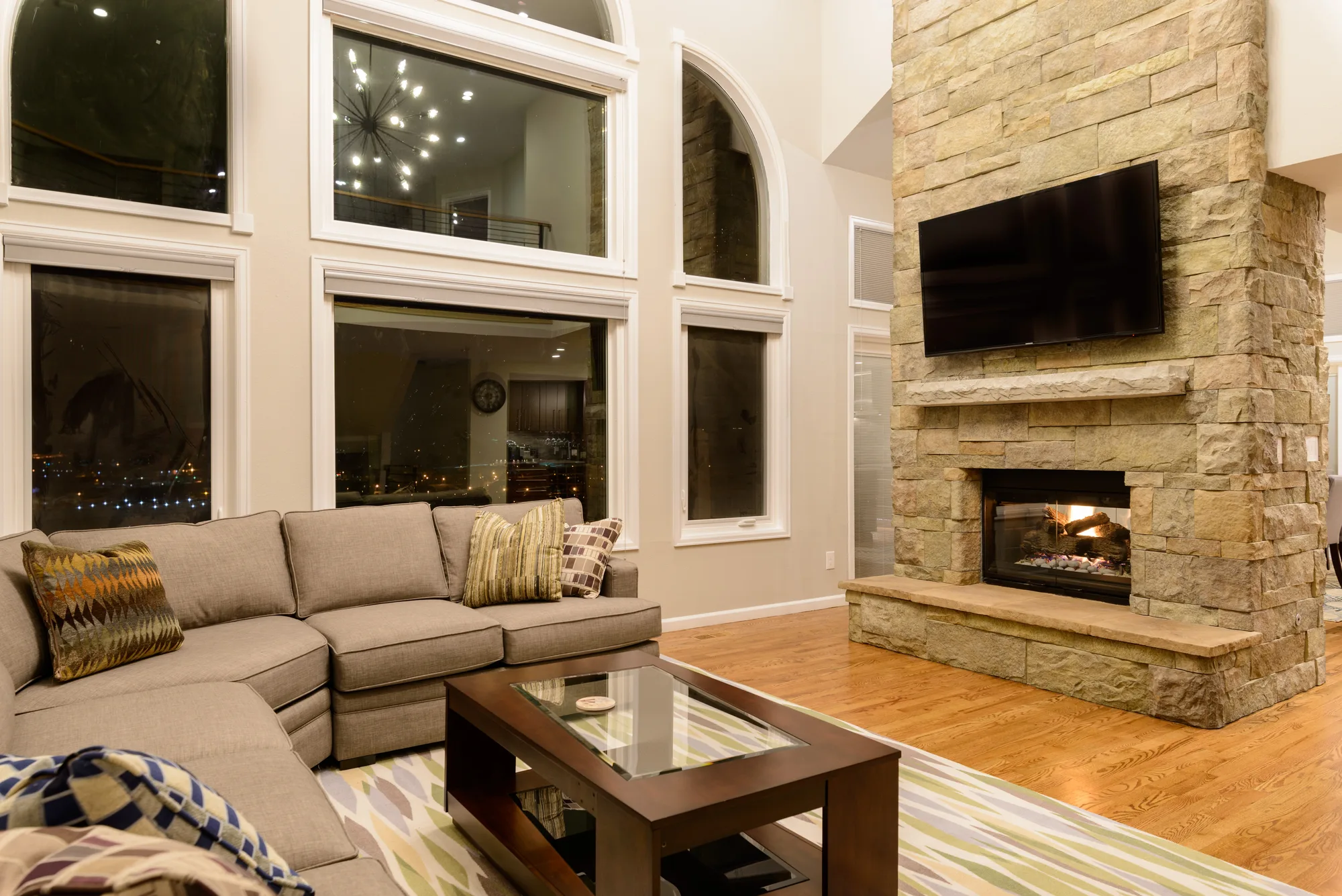 Custom fireplace by Stewart Remodel Design Build in Colorado Springs