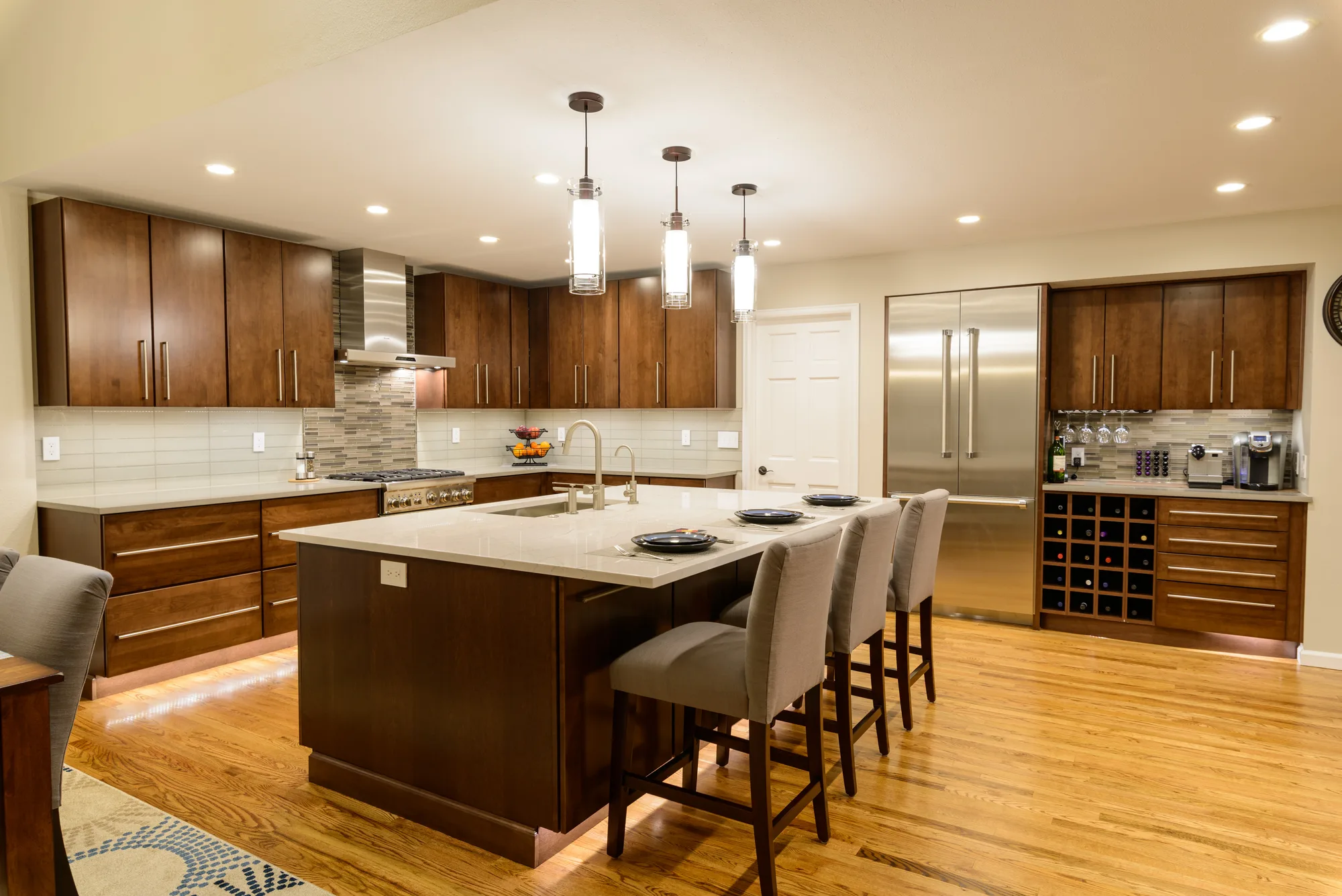 Custom kitchen remodel by Stewart Remodel Design Build in Colorado Springs